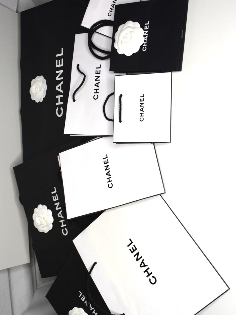 🛍️Chanel Authentic Shopping Bags-Some With Camellias. Read Listing for Pricing - Picture 2 of 15